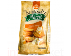 Duonos traškučiai Bruschette Maretti įvairių sūrių skonio 70g